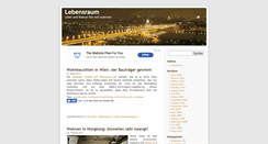 Desktop Screenshot of lebensraum.weblog.co.at